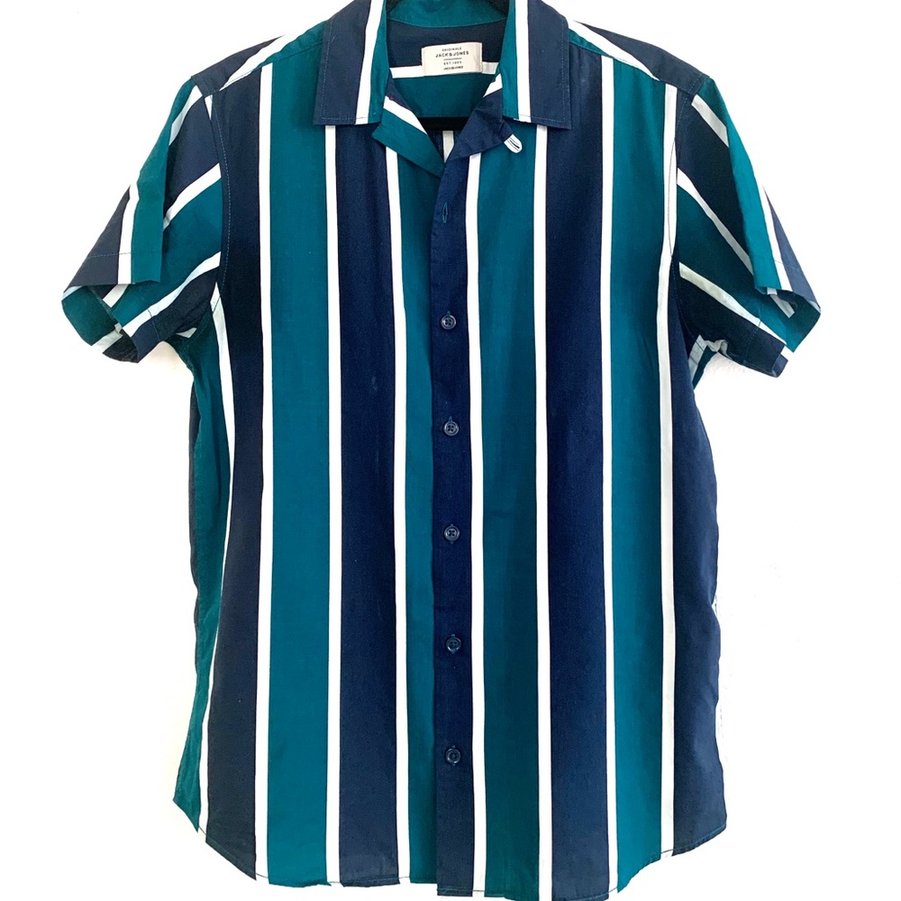 Jack&Jones short sleeve shirt with revere collar